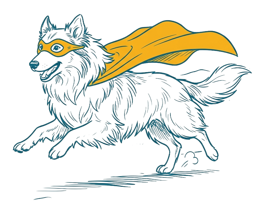 Collie Superhero